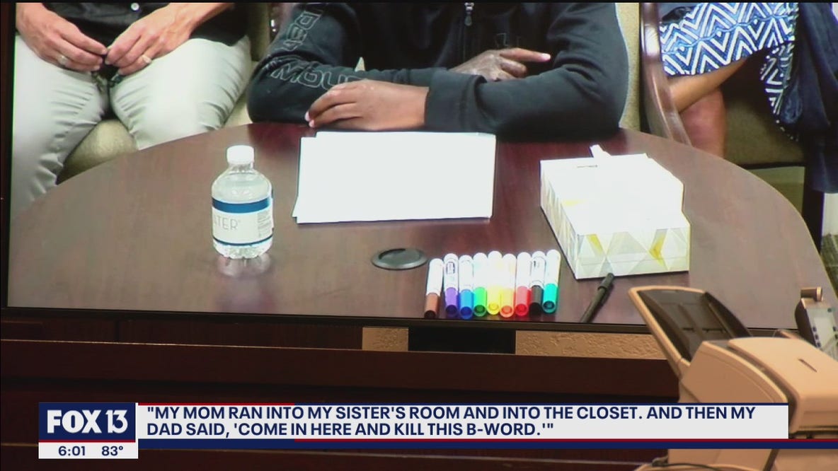 Murder suspect, representing himself, questions son who was home during alleged killings